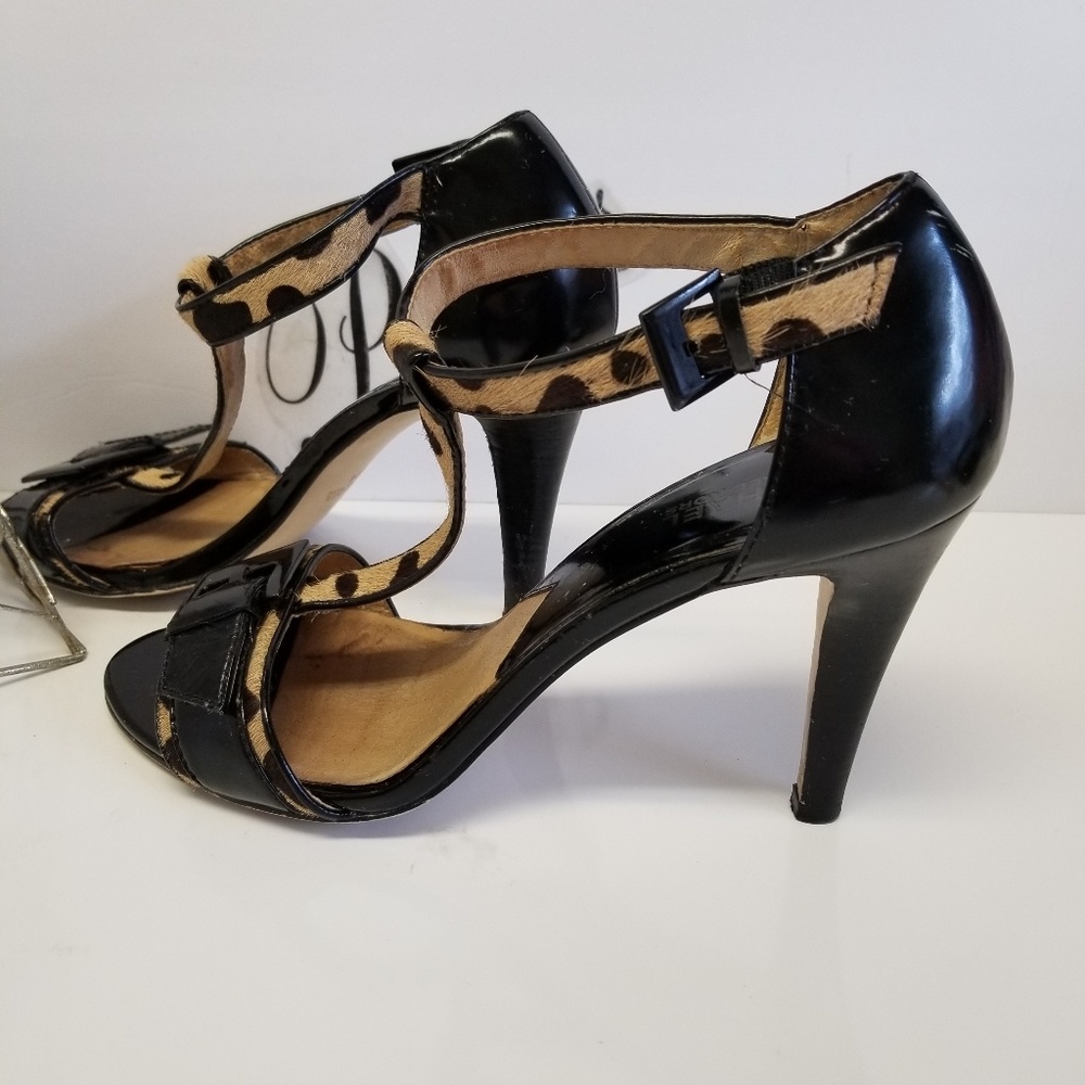 MICHAEL KORS Calf- hair Leopard Heels Sandals - Picture 4 of 8